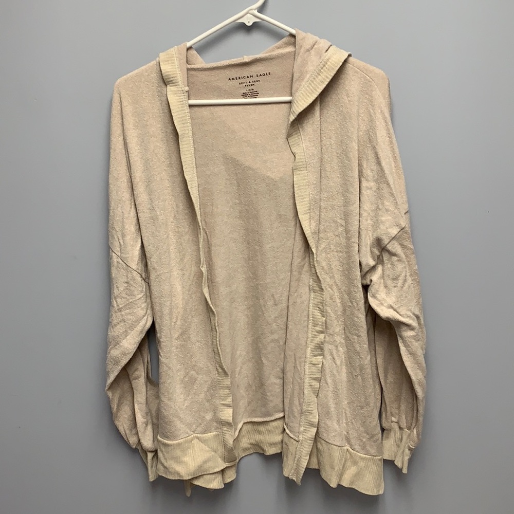 AE sweatshirt cardigan